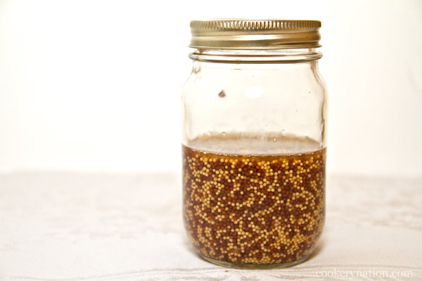 Check the mixture a couple of times a day to see if the liquid is absorbed. Once it is, move on to the next step.