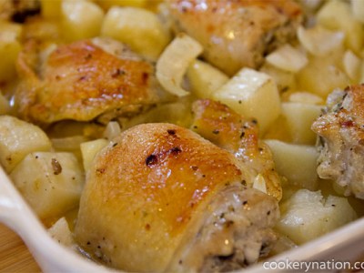 Lemon Garlic Chicken with&nbsp;Potatoes