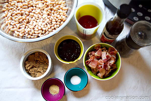 Gather all of your ingredients. If you are using canned beans, be sure to drain and rinse them well.
