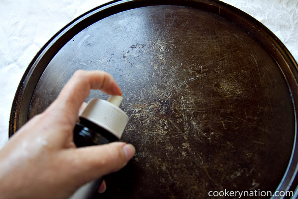 Grease an oven-safe rimmed baking sheet.