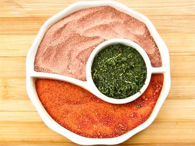 Blood Orange, Greens, Tomato Powders