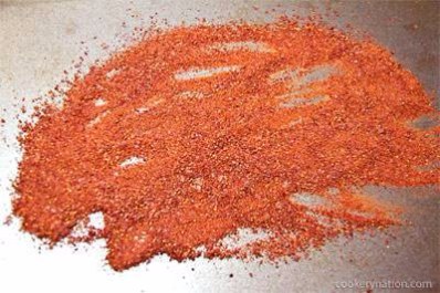 You can grind and return to oven to make sure it is completely dry.