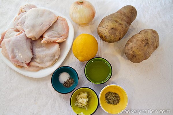 Gather your ingredients.