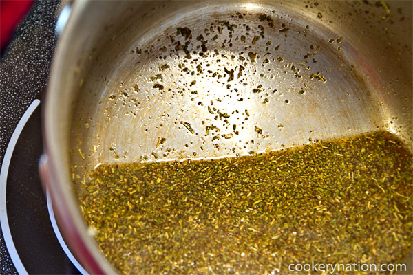 Notice that there are no bits stuck to the bottom.