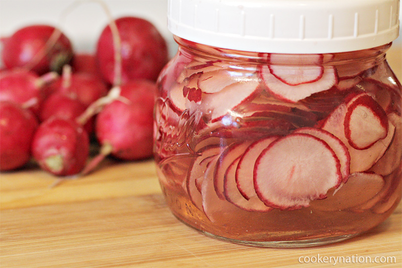 Quick Pickled Radishes