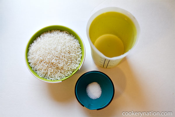 Gather your ingredients.