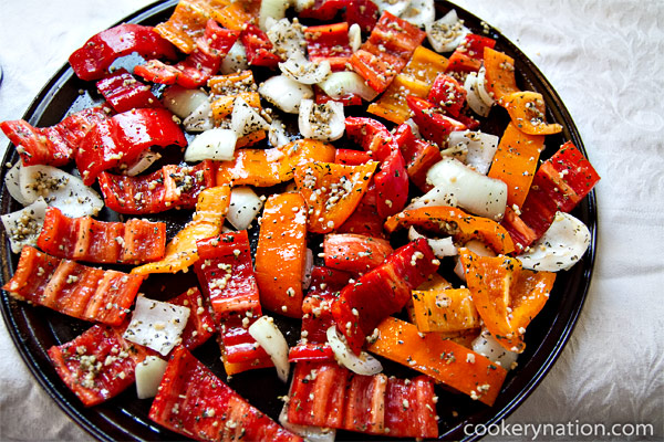 Place in a single layer on a greased baking sheet. Do not overcrowd the pan.